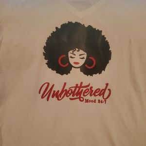 Custom designed tshirts unbothered